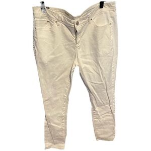 WOMENS LC LAUREN CONRAD WHITE JEANS